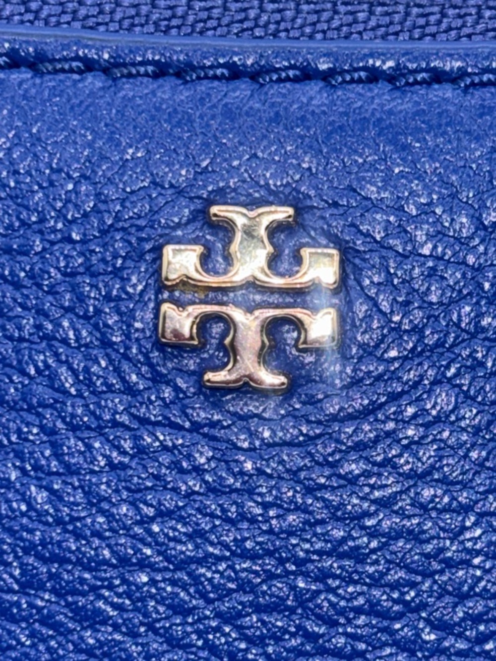 Tory Burch Royal Blue Leather Crossbody with Tassel Charm - Picture 2 of 10